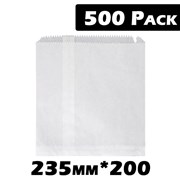 3F White Bags  500 Pack