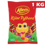 Allens Killer Pythons Lollies Bag 1Kg