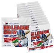 Big League Chew Original Bubblegum Chewing Gum Pouch 60g  12 Pack