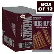 Hersheys Milk Chocolate Giant Bar 214g  12 Pack