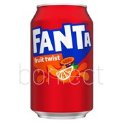 UK Fanta Fruit Twist 330ml  24 Pack
