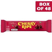 Cadbury Cherry Ripe Chocolate Bar 44g  48 Pack