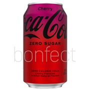Coca Cola Cherry Zero Sugar Soda Can 355ml  12 Pack