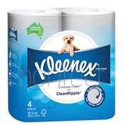 Kleenex Complete Clean Toilet Tissue 4 Rolls  15 Pack