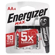 ENERGIZER BATTERY MAX AA 4S