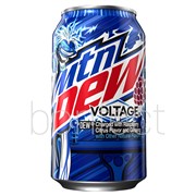 Mountain Dew Voltage Soda Can 355ml  12 Pack