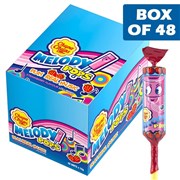 Chupa Chup Melody Pops Strawberry Lollpops 15g  48 Pack