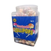 Sweetworld Lollipops Candy Jar 200 Pieces