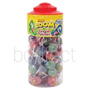 Vidal Mega Zoom Tongue Painter Lollipop Tub 50 Pieces