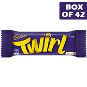 Cadbury Twirl Caramilk Chocolate Bar 39g  42 Pack