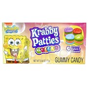 Spongebob Krabby Patties Colors Movie Theater Box 72g  12 Pack