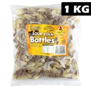 Lolliland Sour Cola Bottles Lollies Bag 1kg