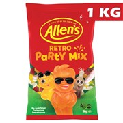 Allens Retro Party Mix Lollies Bag 1kg