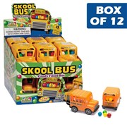 Kidsmania Skool Bus Candy Filled Bus 15g  12 Pack