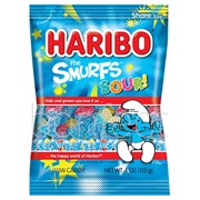 Haribo Sour Smurfs Bag 113g  12 Pack