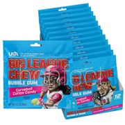 Big League Chew Cotton Candy Bubblegum Chewing Gum Pouch 60g  12 Pack