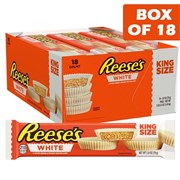 Reese White Chocolate Peanut Butter Cups King Size 79g  18 Pack