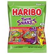 Haribo Twix Snake Bag 142g  12 Pack