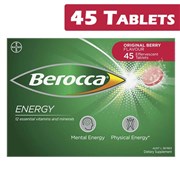 Berocca Energy Original Berry 45 Effervescent Tablets