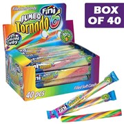 Fini Sour Jumbo Tornado Bars 40 Pieces 50G