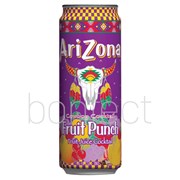 Arizona 650ml Can Frurit Punch Fruit Juice Cocktail  24 Pack