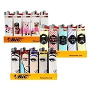 Bic Slim Lighter Assorted Design 50 Pack