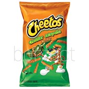 Cheetos Cheddar Jalapeno Cheese Flavoured Snacks Bag 226g  10 Pack