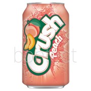 Crush Peach Soda Can 355ml  12 Pack