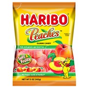 Haribo Peaches Bag 142g  12 Pack