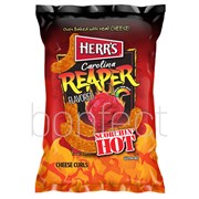 Herrs Carolina Reaper Cheese Curls 184g  12 Pack