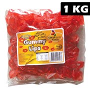 Lolliland Gummy Lips Lollies Bag 1kg