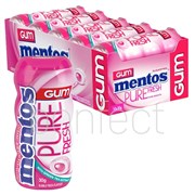 Mentos Pure Fresh Chewing Gum Bottle  Bubble Fresh 30g  10 Pack
