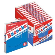 Bazooka Throwback Mini Bubble Gum 6 pieces  12 Pack