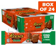 Reese Chocolate Peanut Butter Tree King Size 79g  24 Pack