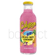 Calypso 473ml Glass Bottle Island Wave Lemonade  12 Pack