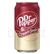 Dr Pepper Cream Soda Can 355ml  12 Pack