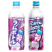 Japan Sangaria Ramune Grape Soda 500ml  24 Pack