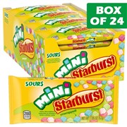 Starburst Sour Minis Fruit Chews Candy 52g  24 Pack