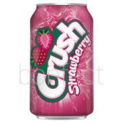 Crush Strawberry Soda Can 355ml  12 Pack