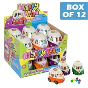 Kidsmania Happy Van Candy Filled Van 15g  12 Pack