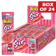 Rip Rolls Sour Candy Belt  Strawberry 40g  24 Pack