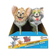 Tom  Jerry Marshmallow Pops 45g  12 Pack