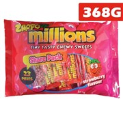 Zappo Millions Stawberry Share Pack Bag 368g
