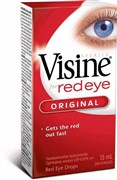 Visine Red Eye Hydrating Comfort Redness Relief Eye Drops 8ml  6 Pack