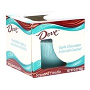 Dove Dark Chocolate  Sea Salt Caramel Scented Candle 12 Pack