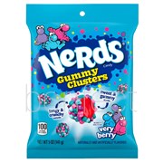 Nerds Gummy Cluster Very Berry Bag 141g  12 Pack