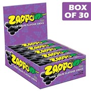 Zappo Sour Grape Chews 29g  30 Pack
