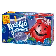 KoolAid Jammers Drink Blue Raspberry 10 Pack