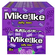 Mike N Ike Jolly Joes Grape Movie Theater Box 120g  12 Pack
