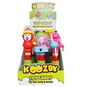 Koozby Toy Candy Toy With Candy  Sticker 12 Pack